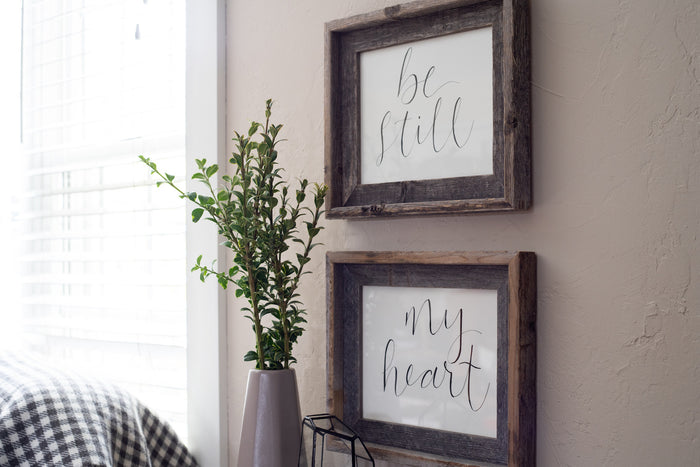 Natural Weathered Grey Wood Picture Frame | 16"x20"