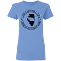 Nebraska Girl Living In Illinois World T-Shirt - T-shirt Teezalo