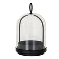 Nysa Medium Candle Holder With Glass Cloche