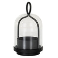 Nyx Large Candle Holder With Glass Cloche