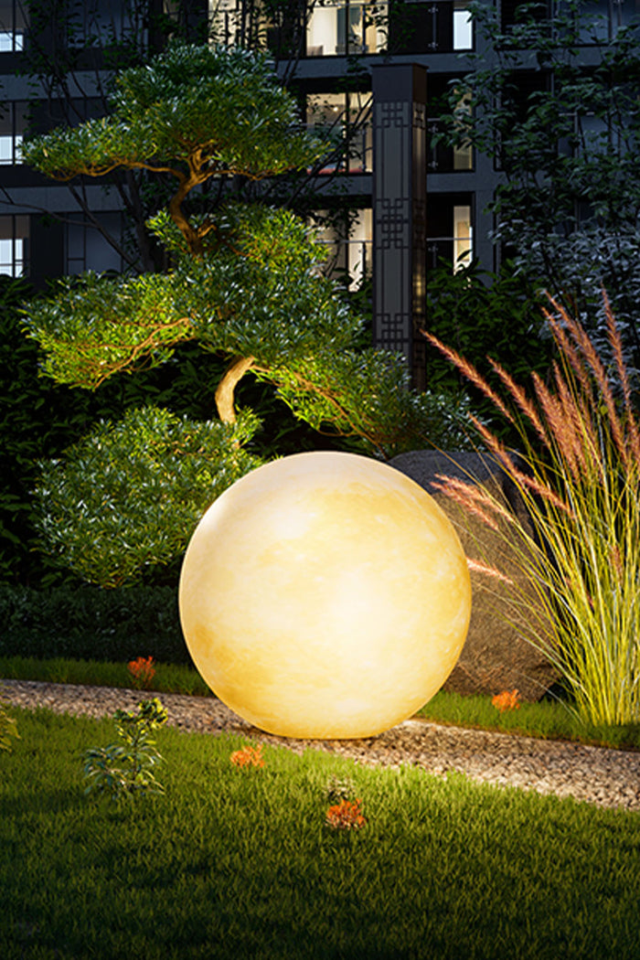 Outdoor Moon Floor Lamp - view 2 | SamuLighting