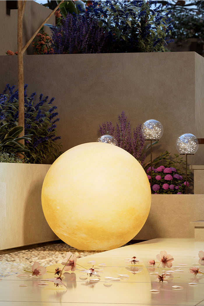 Outdoor Moon Floor Lamp - view 5 | SamuLighting
