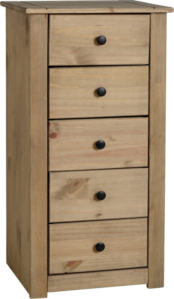 Panama-5-drawer-narrow-chest
