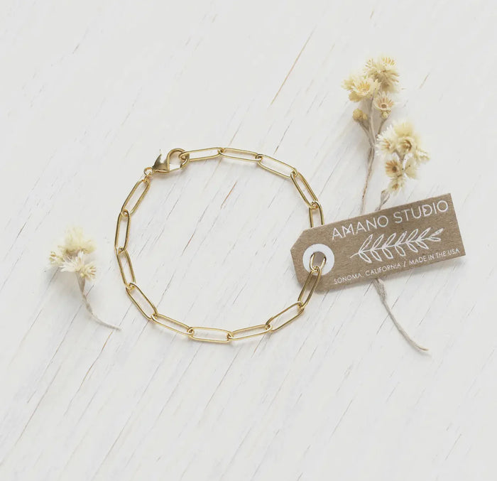 Paperclip Chain Bracelet