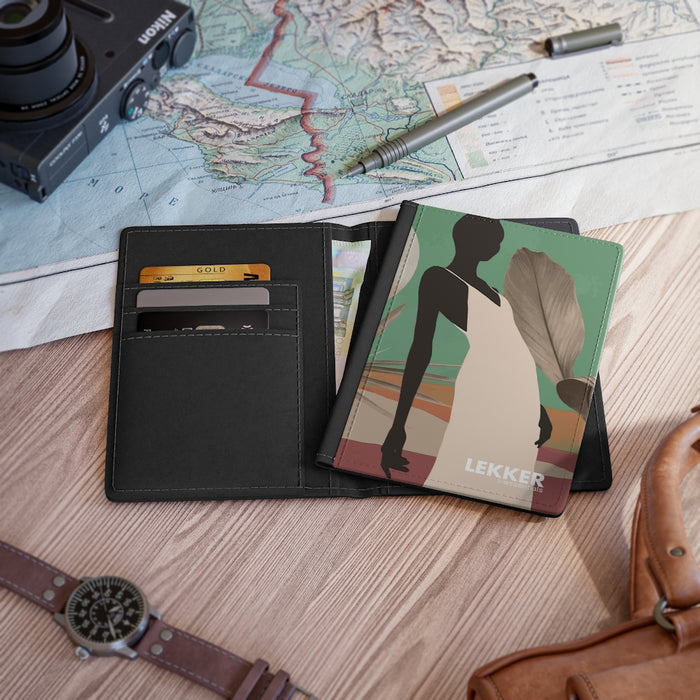 Pastel African Woman Passport Cover