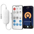 PAUTIX 14-Key Wireless Remote,DC12-24V Controller Kit for 3528/2835/5050 Single Color COB LED Strip Lights,Work with Alexa and Google