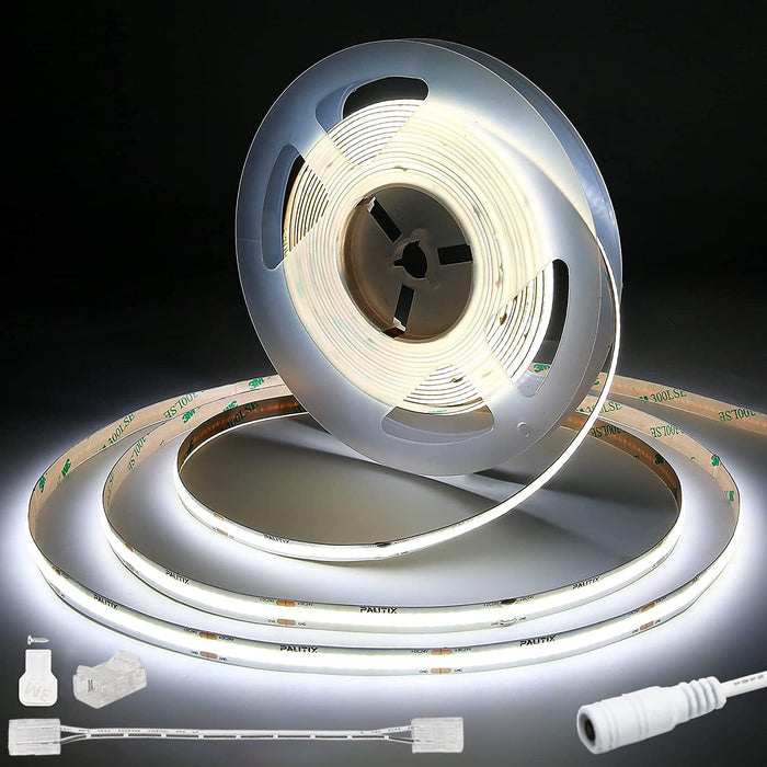 PAUTIX 24V COB LED Strip Lights ,24ft/7.5m,5000K