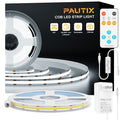 PAUTIX 24V COB LED Strip Lights Kit,16.4ft/5m Dimmable 6000K