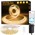 PAUTIX 24V COB LED Strip Lights Kit,24ft/7.5m Dimmable 2700K