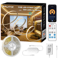 PAUTIX 24V COB LED Strip Lights Kit,32.8ft/10m 3000K,Work with Alexa/Google Assistant