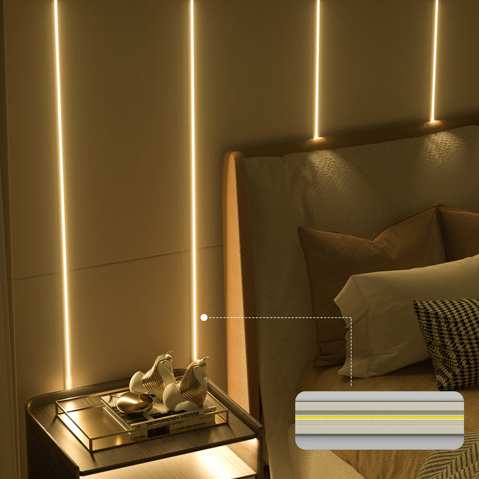 PAUTIX 24V COB LED Strip Lights,16.4ft/5m 2700K