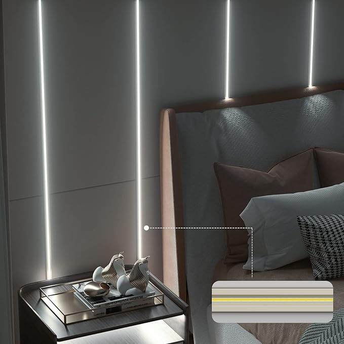 PAUTIX 24V COB LED Strip Lights,16.4ft/5m 6000K