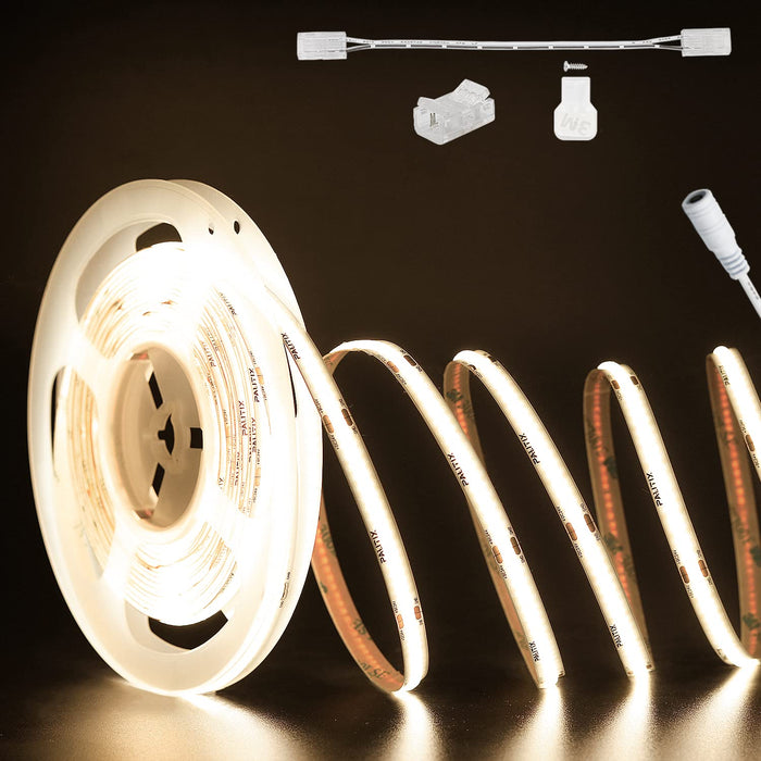 PAUTIX 24V COB LED Strip Lights,32.8ft/10m 4000K