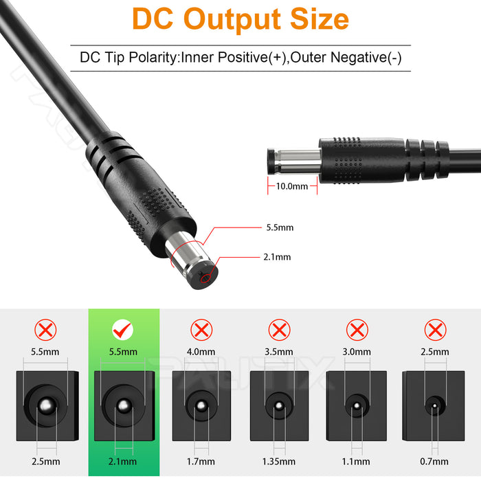 PAUTIX 24V DC Power Supply Adapter 24Volt 10.4A 250W Output