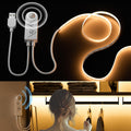 PAUTIX 5V USB COB LED Strip Lights with Motion Sensor, 6.56ft/2m Dimmable 2700K