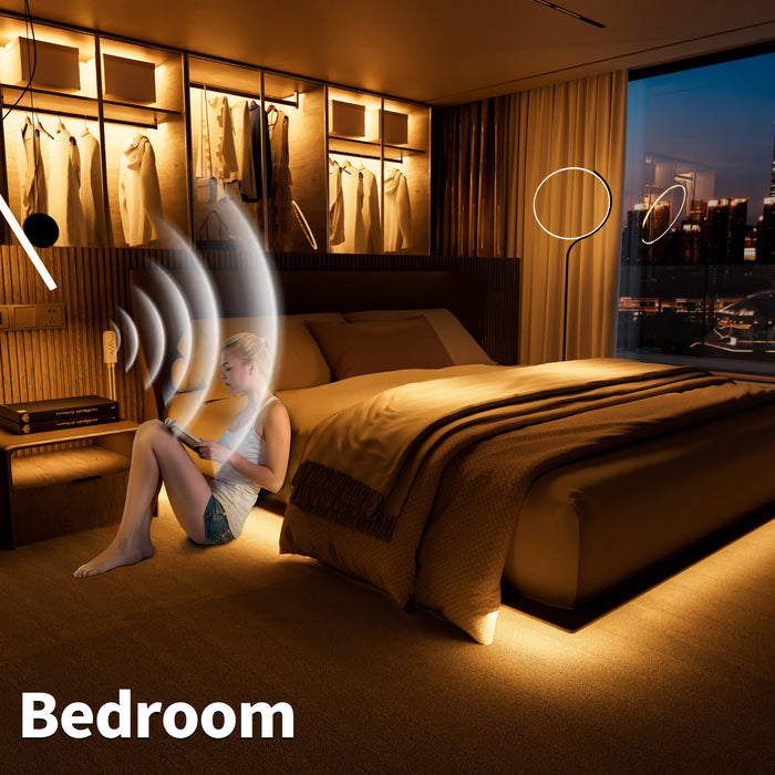 PAUTIX 5V USB COB LED Strip Lights with Motion Sensor, 6.56ft/2m Dimmable 2700K