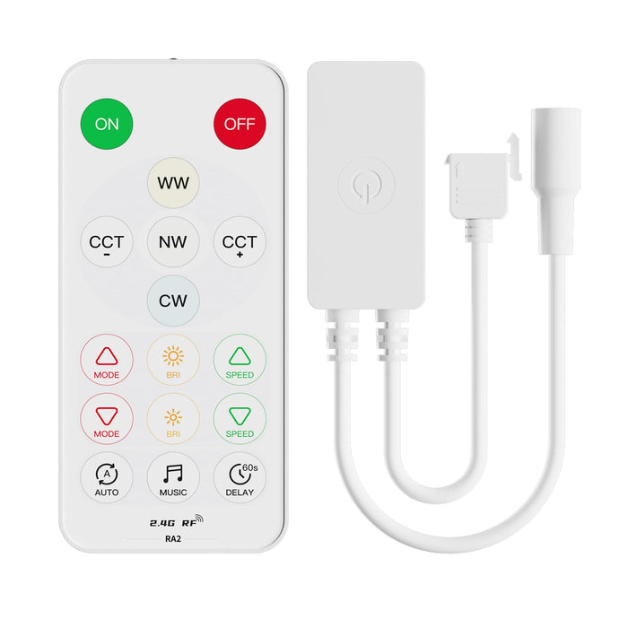 PAUTIX CCT LED Controller Kit SP642E,App Control 2.4G RF Wireless Remote Control