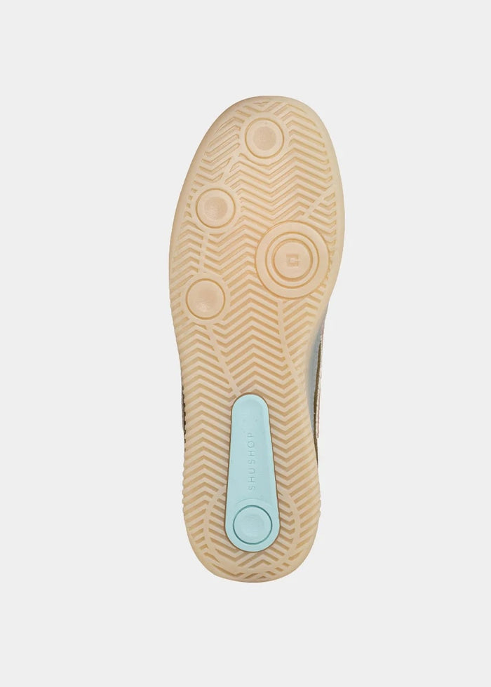 Peaches Olive Suede Gum Sole Sneaker