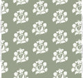 Peony Bundle in Salt on Sage- Fabric