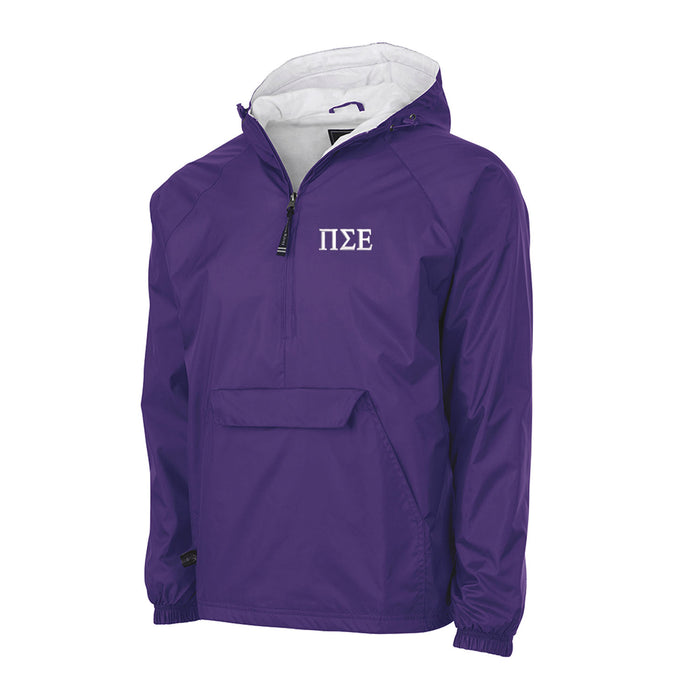 Pi Sigma Epsilon Flannel Lined Windbreaker - Letters