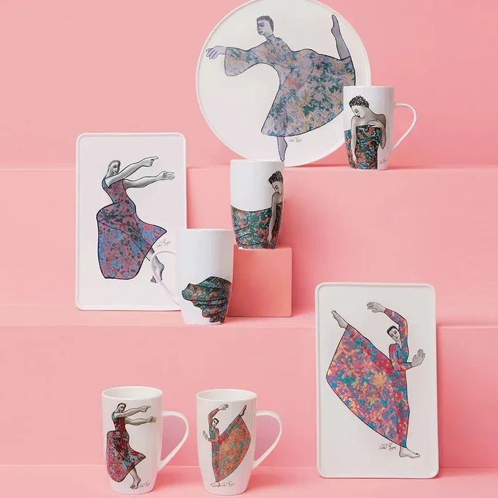 PLATTER RECTANGLE SET OF 2 - dancer