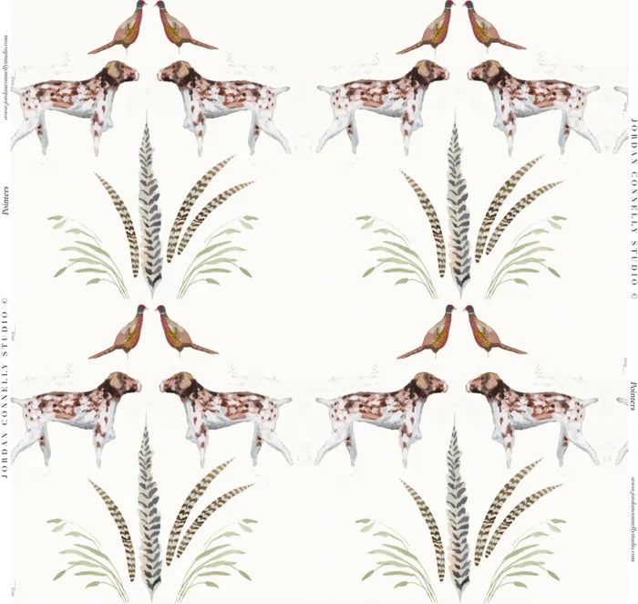 Pointers in White- Fabric