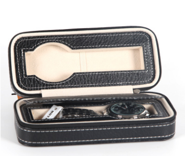Portable Leather Watch Storage Boxes