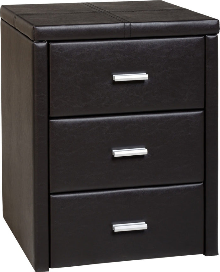 Prado 3 Drawer Bedside