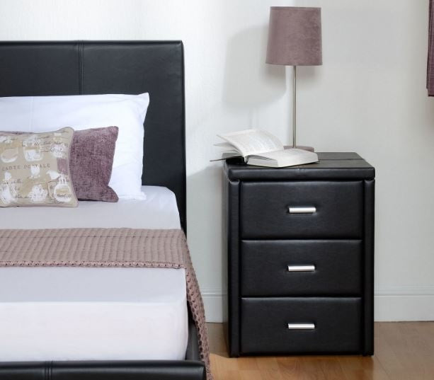 Prado 3 Drawer Bedside