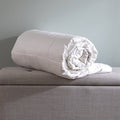 Pure Silk Duvets - cotton, temperature-regulating, close-up detail | Soak and Sleep