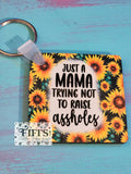 Raise Assholes Keychain