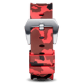 Red Camo Strap With Silver Buckle designed for men, featuring a bold red camouflage pattern and a polished silver buckle, combining luxury style with durable materials.