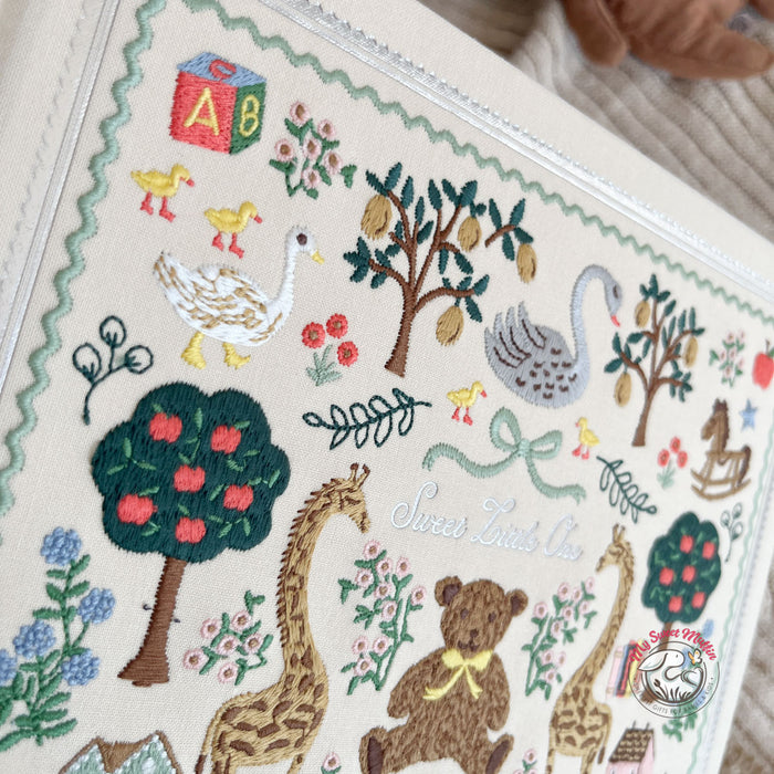 Rifle Paper Co. Embroidered Baby Book