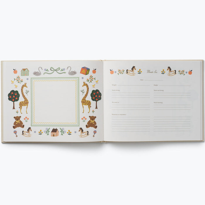 Rifle Paper Co. Embroidered Baby Book