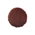 Round Velvet Pillow 16" in sierra brown, featuring a soft circular silhouette and a smooth velvet-like surface with a subtle sheen.
