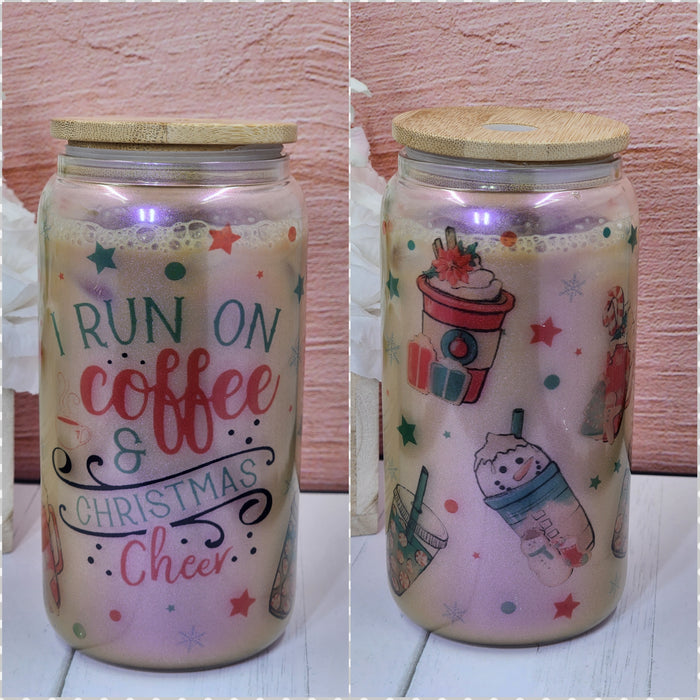Run on Coffee Glass