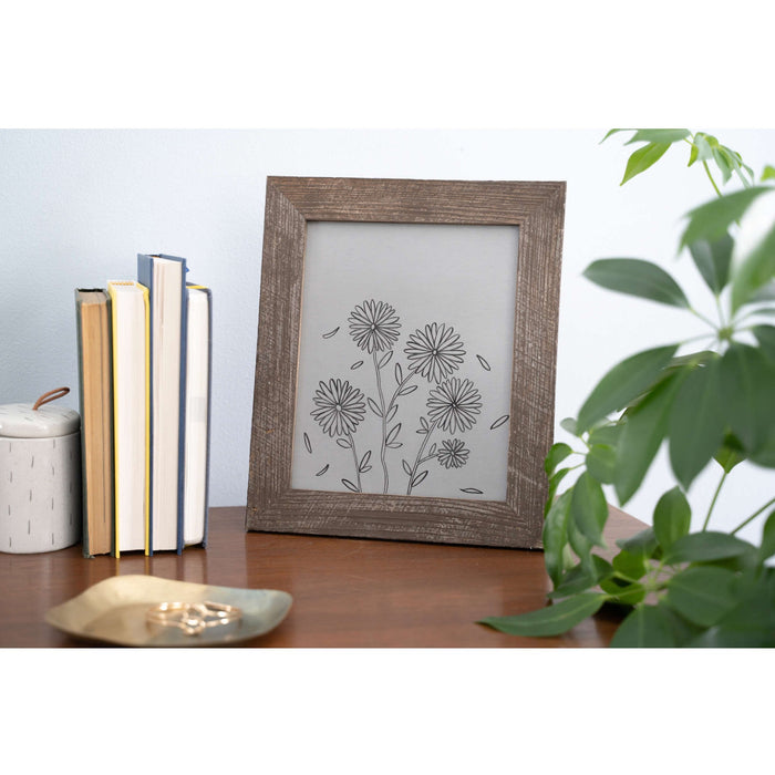 Rustic Farmhouse Brown Wood Frame | 12"x16"