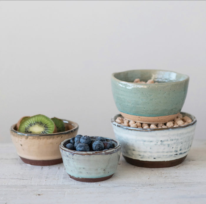 Rustic Stoneware Bowls- (choose from 4 sizes)