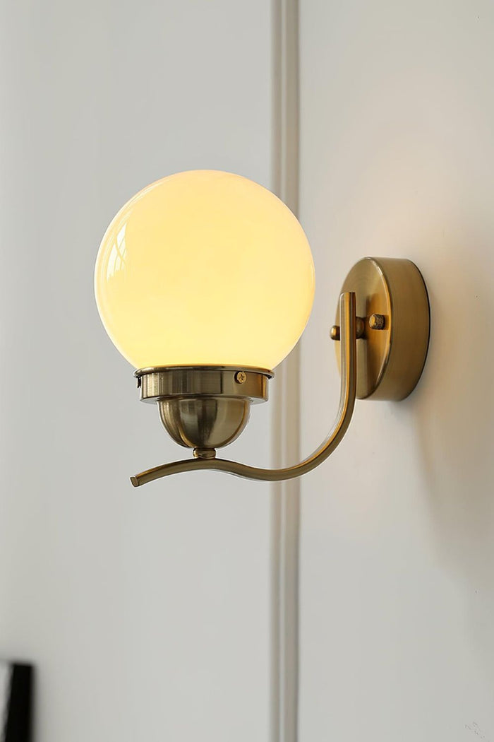 Ryttenberg Globe Wall Lamp - view 4 | SamuLighting