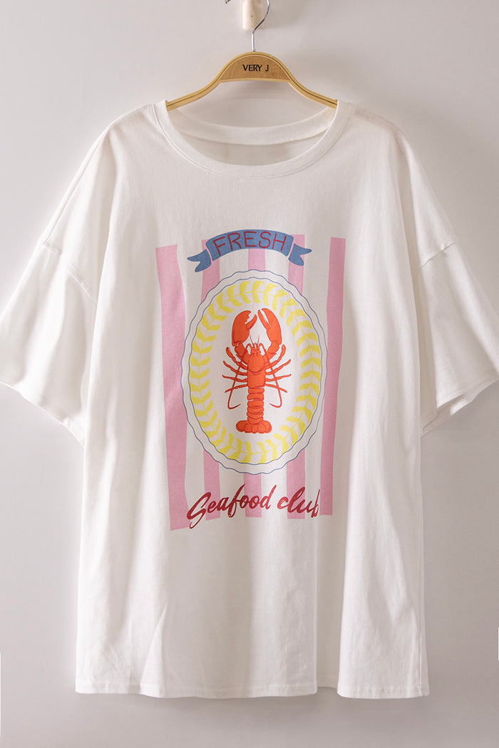 Seafood Club Lobster Graphic Tee