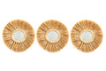 Set of Three Dried Grass Mirrors