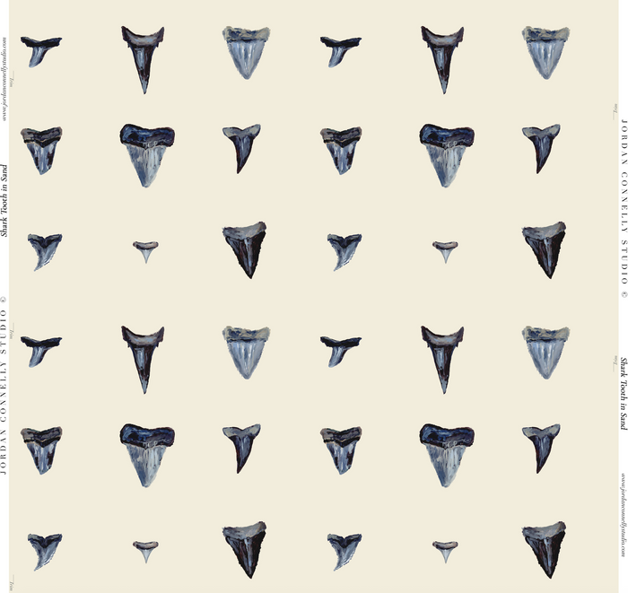 Shark Tooth in Sand Wallpaper