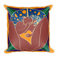 She Dreams Throw Pillow | Black Queer Art