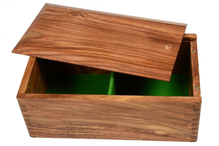 Sheesham Wood Tournament Chess Storage Box for 4.5" Chess Pieces