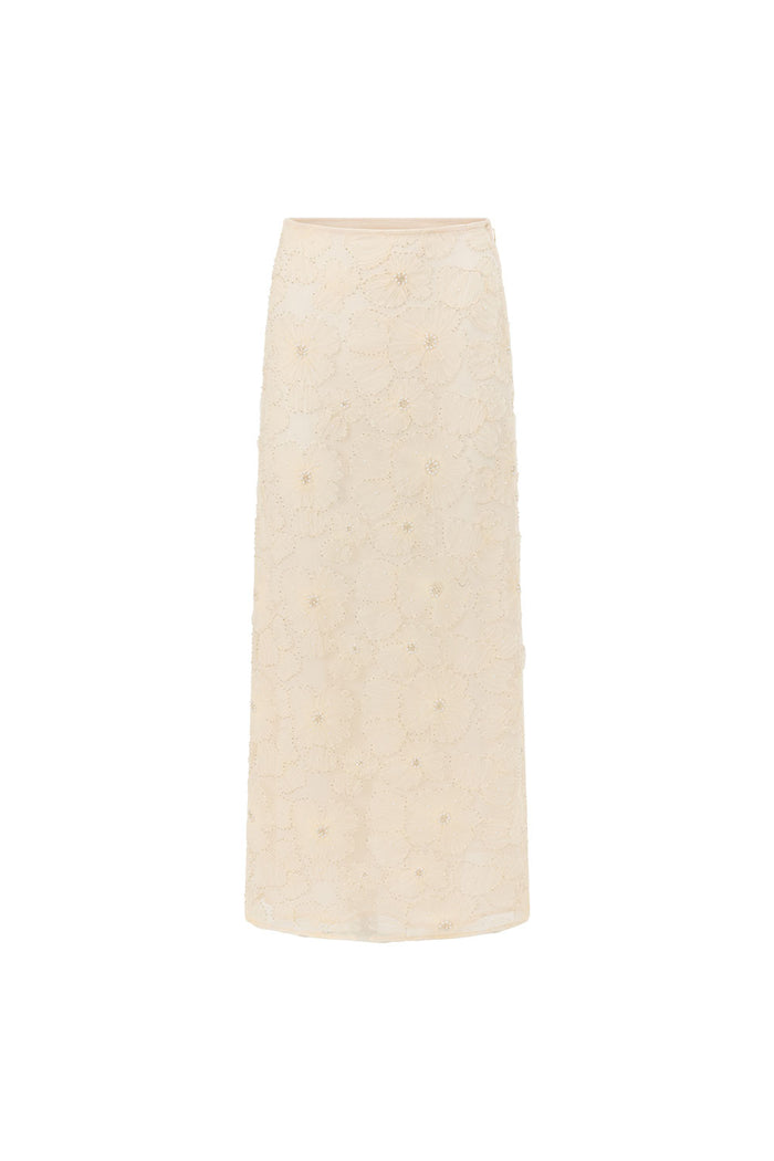 Sirromet Skirt - Flora Blanco