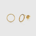 Sm. Circle Stud Earrings