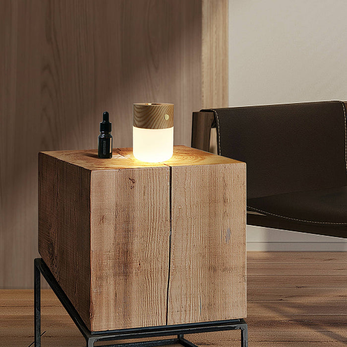 Smart Diffuser Lamp: Walnut