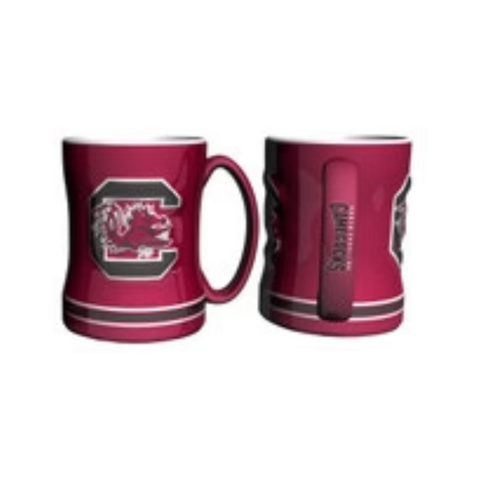 South Carolina Gamecocks Sculpted Relief Mug