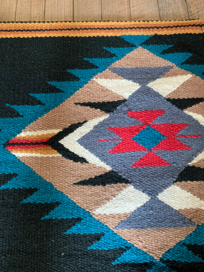 Southwest Inspired Wool Throw Pillow; 18”x18”; Insert Included; DTWPC-1