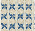 Spanish Floral Tile in Sand Wallpaper